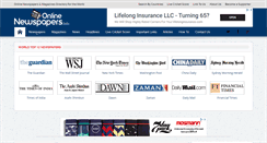 Desktop Screenshot of onlinenewspapers.info
