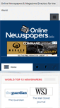 Mobile Screenshot of onlinenewspapers.info